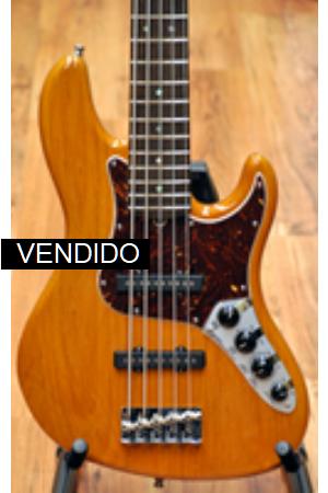 Fender American Deluxe Jazz Bass V Amber